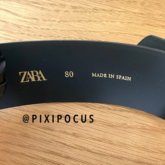 ZARA LIMITED EDITION LEATHER BELT - MADE IN SPAIN main image 4